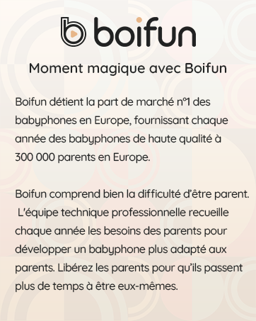 BOIFUN Baby 6T 720P Dual band Baby Monitor 5-inch Screen 2K WiFi Camera, Color Night Light, Bidirectional Voice, 3000mAh
