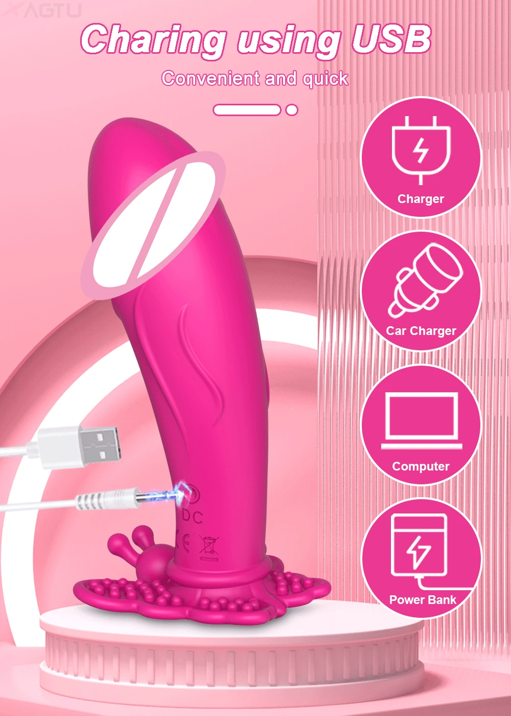 G-Spot Suction Vibrator Pro with Nipple Massager