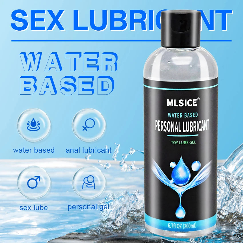 Semen-Texture Fruity Anal Lube — Water-Based Intimate Gel
