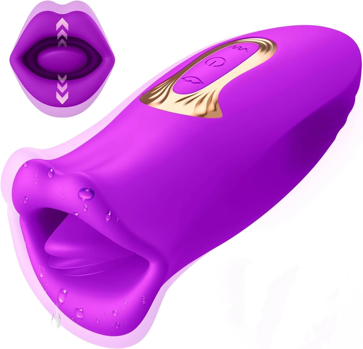 Tongue Licking G-Spot Vibrator for Women