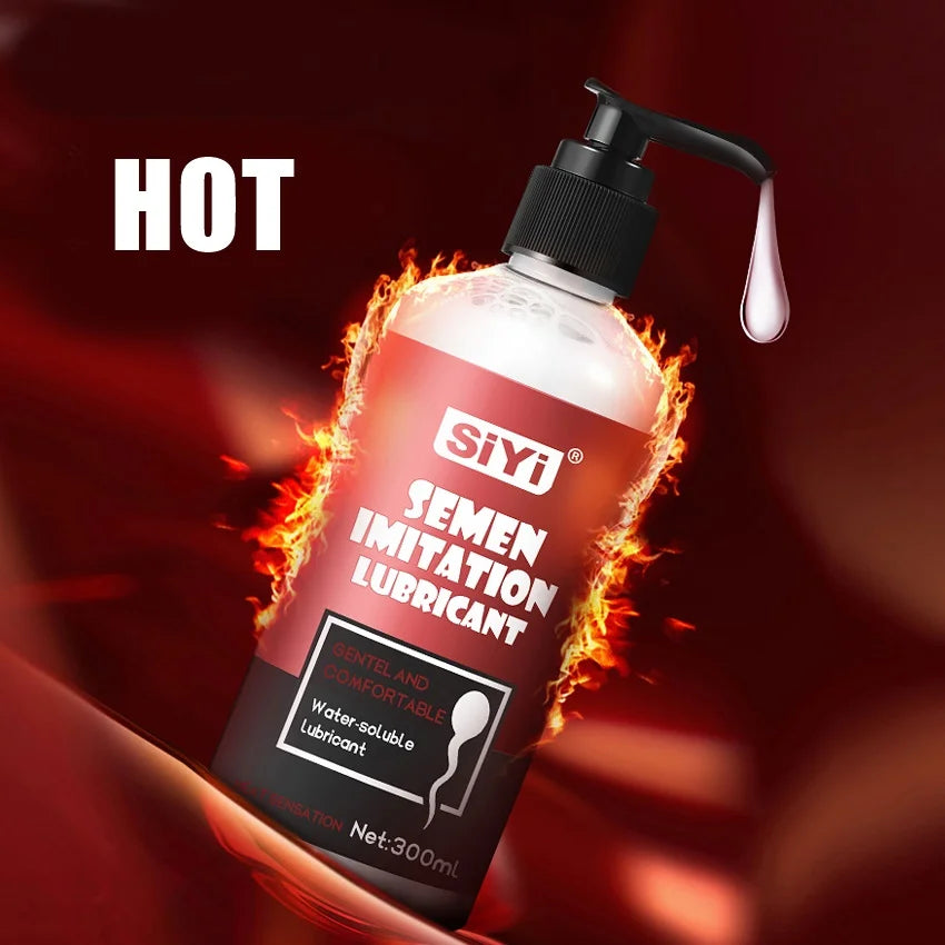 Semen-Texture Water-Based Lube for Couples & Gay Play