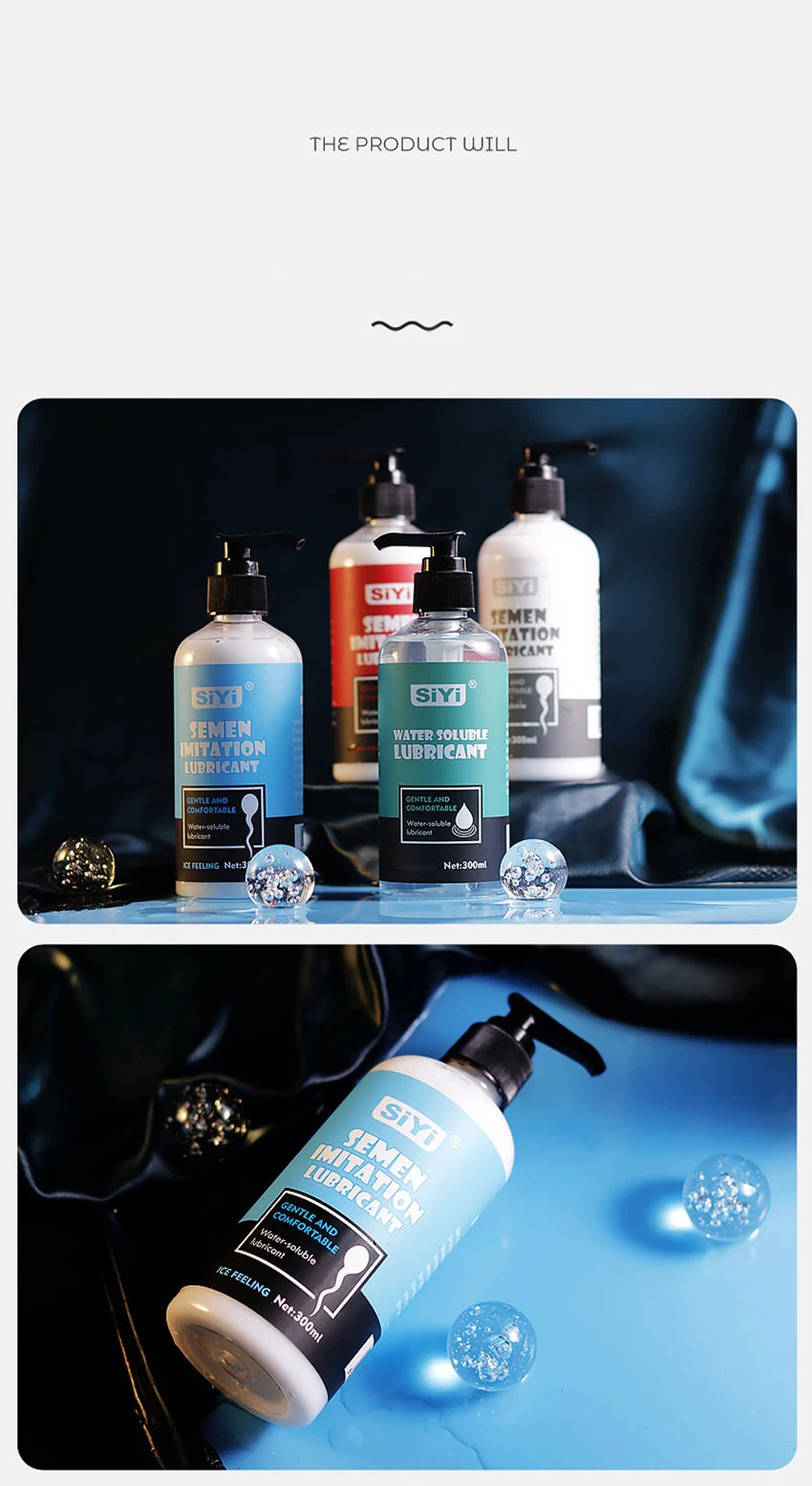 Semen-Texture Fruity Anal Lube — Water-Based Intimate Gel