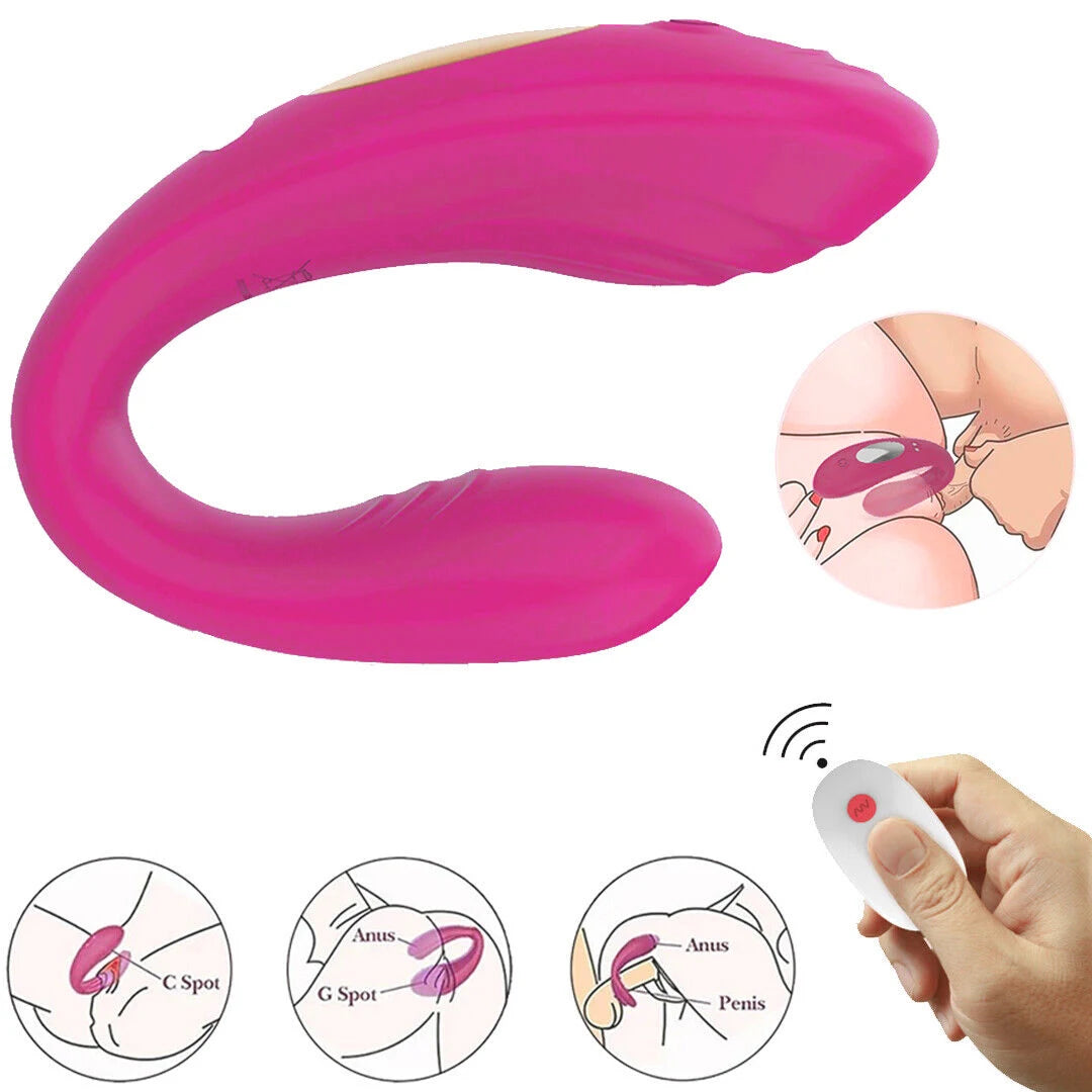 Double Penetration G-Spot Vibrator for Women