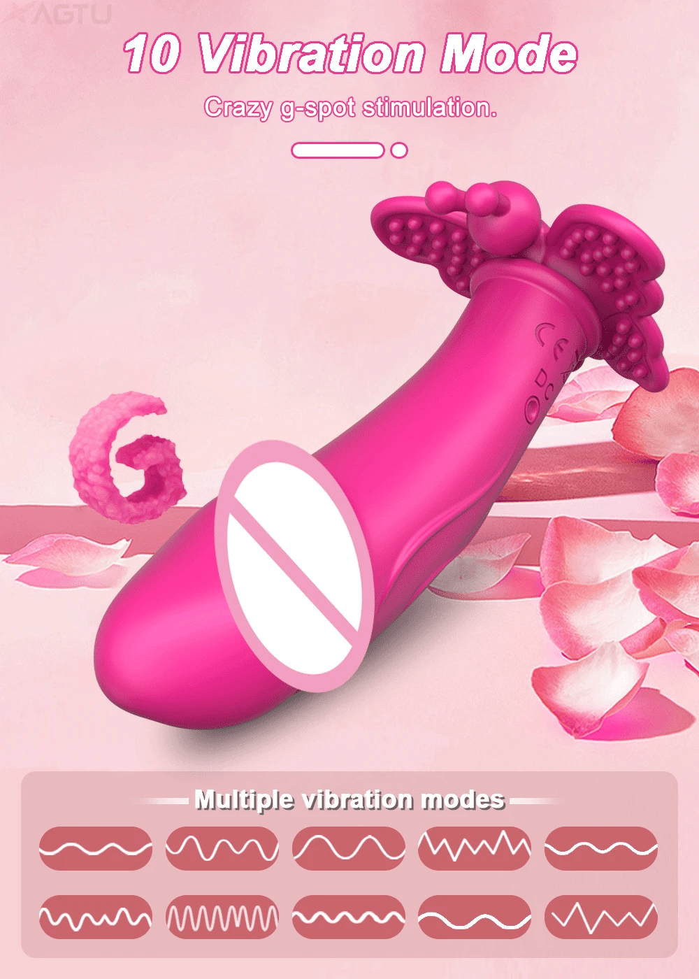G-Spot Suction Vibrator Pro with Nipple Massager
