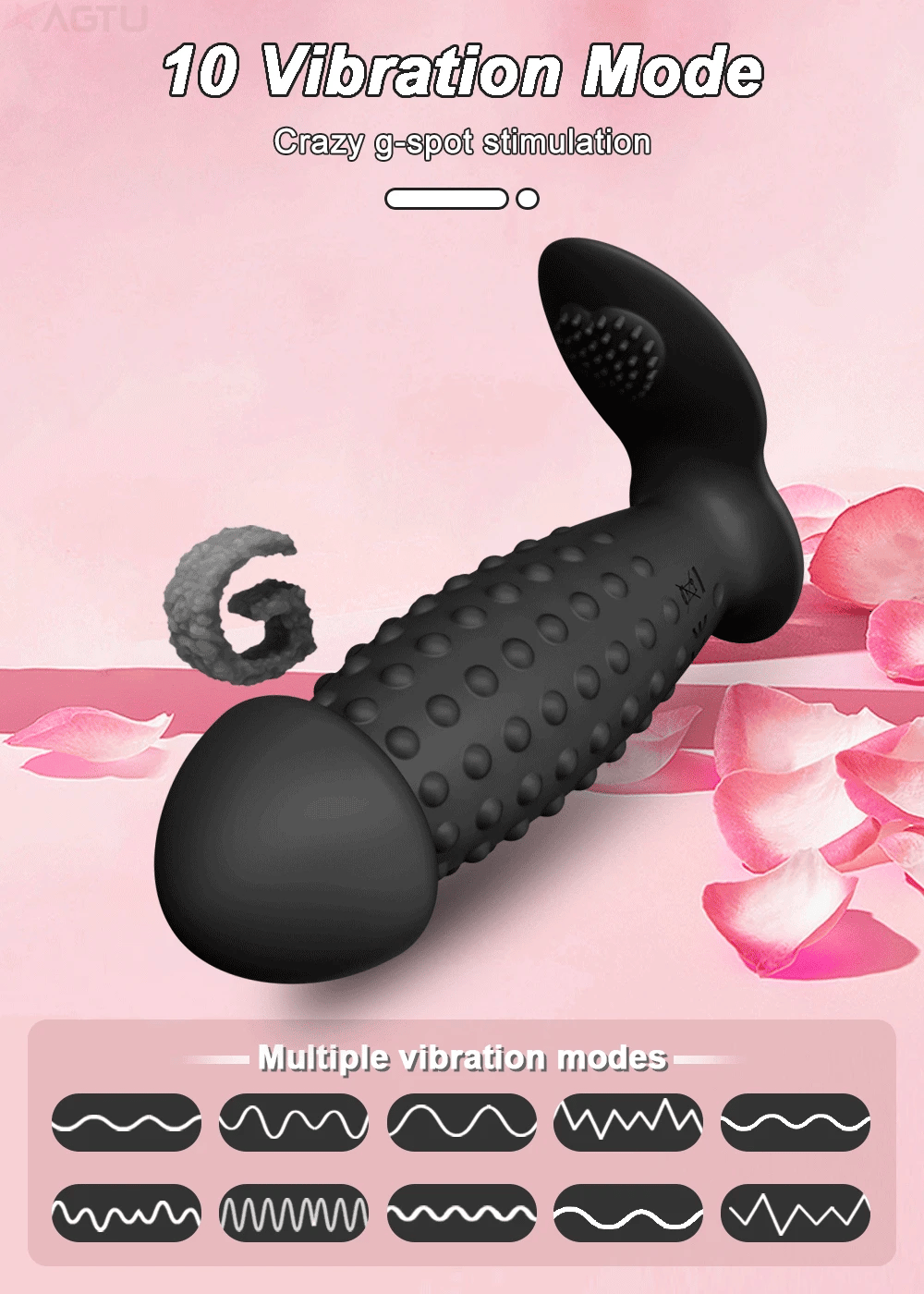G-Spot Suction Vibrator Pro with Nipple Massager
