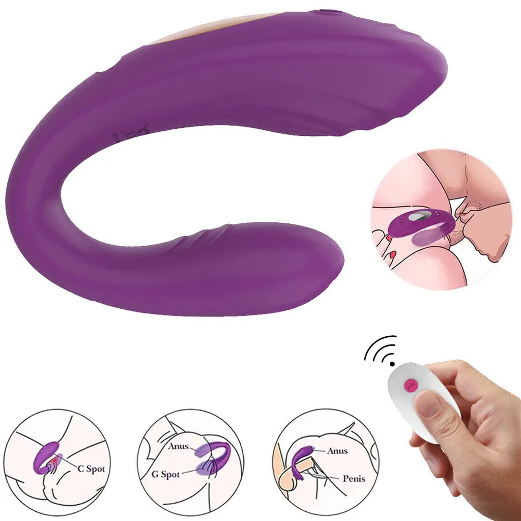 Double Penetration G-Spot Vibrator for Women