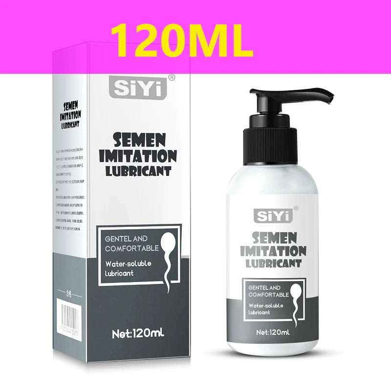 Semen-Texture Water-Based Lube for Couples & Gay Play