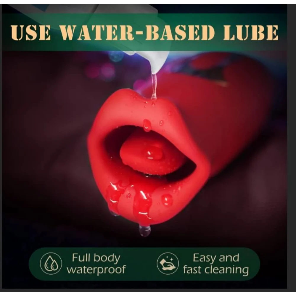 Tongue Licking G-Spot Vibrator for Women