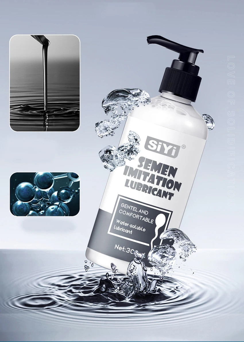Semen-Texture Water-Based Lube for Couples & Gay Play