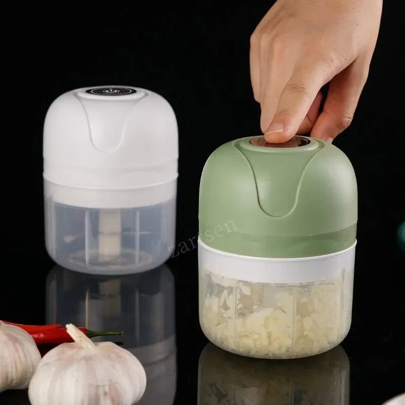USB Portable Meat Grinder Vegetable Chopper for Kitchen Gadgets Electric Kitchen Food Chopper Mini Garlic Masher crusher