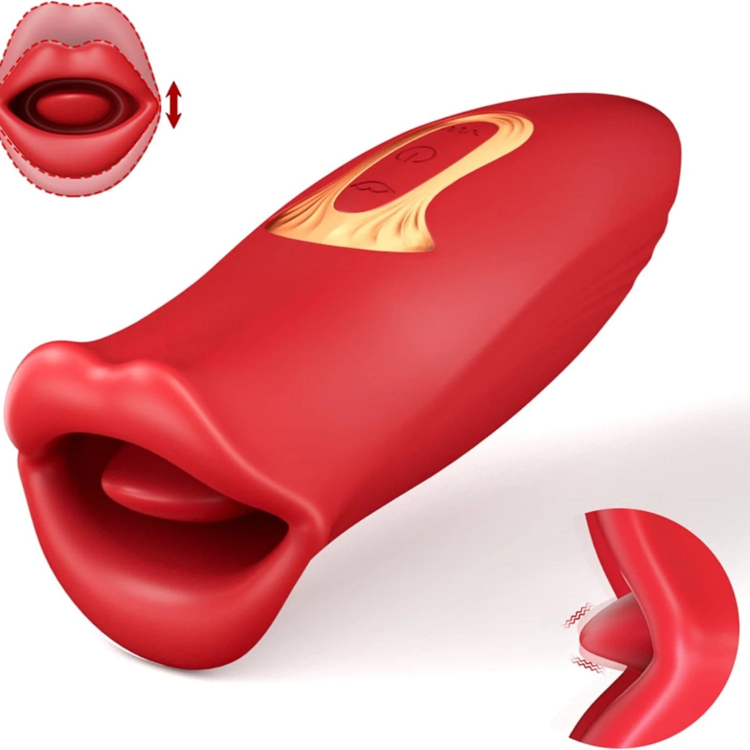 Tongue Licking G-Spot Vibrator for Women