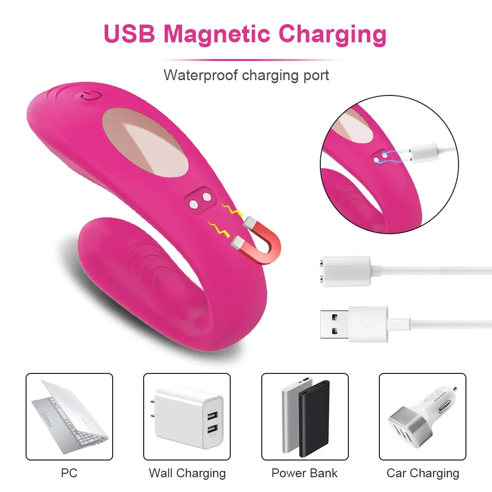 Double Penetration G-Spot Vibrator for Women