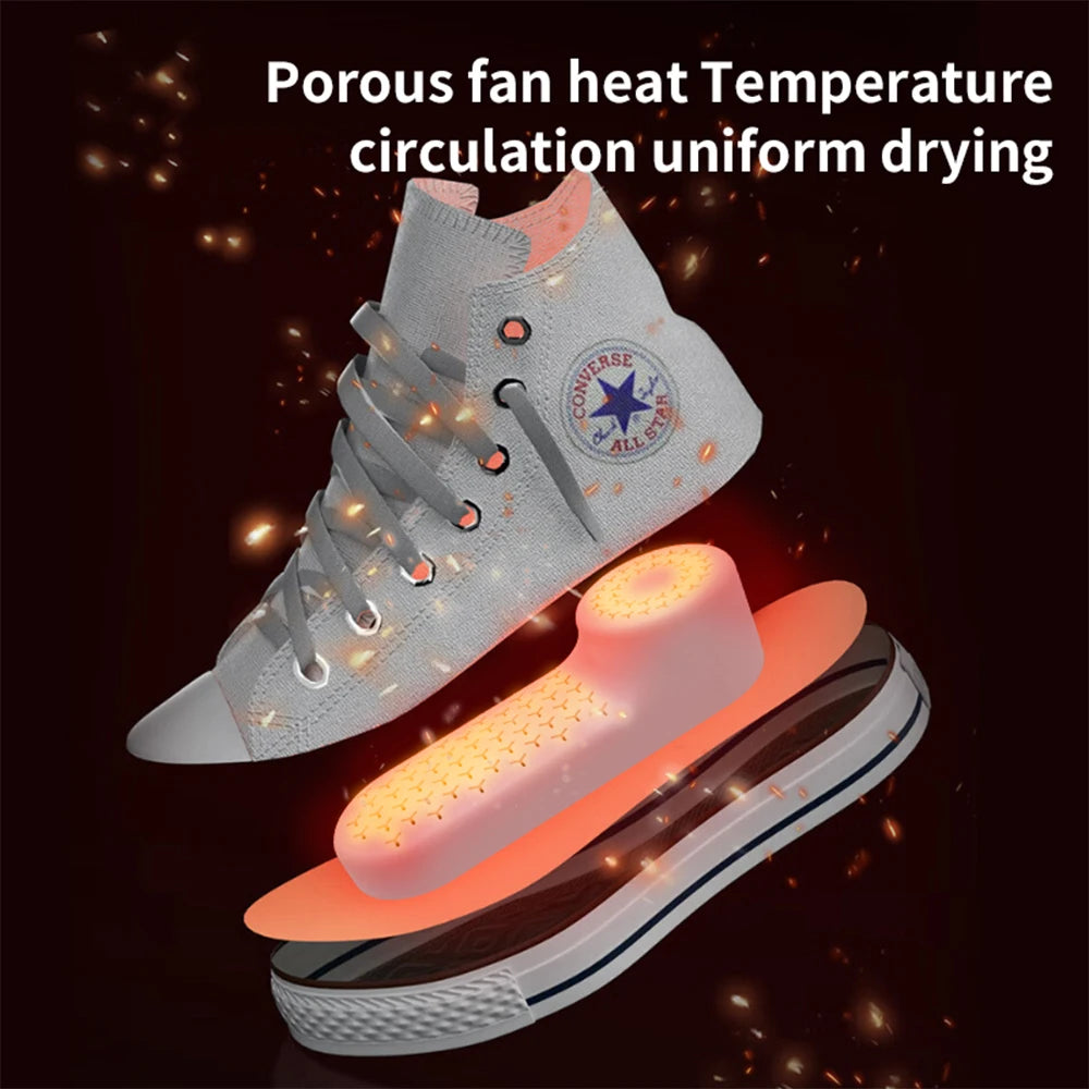Household USB Timer Shoe Dryer Deodorizer Heated Fast Drying Machine Foot Warm Eliminate Odor for Snow Boot/Socks/Gloves