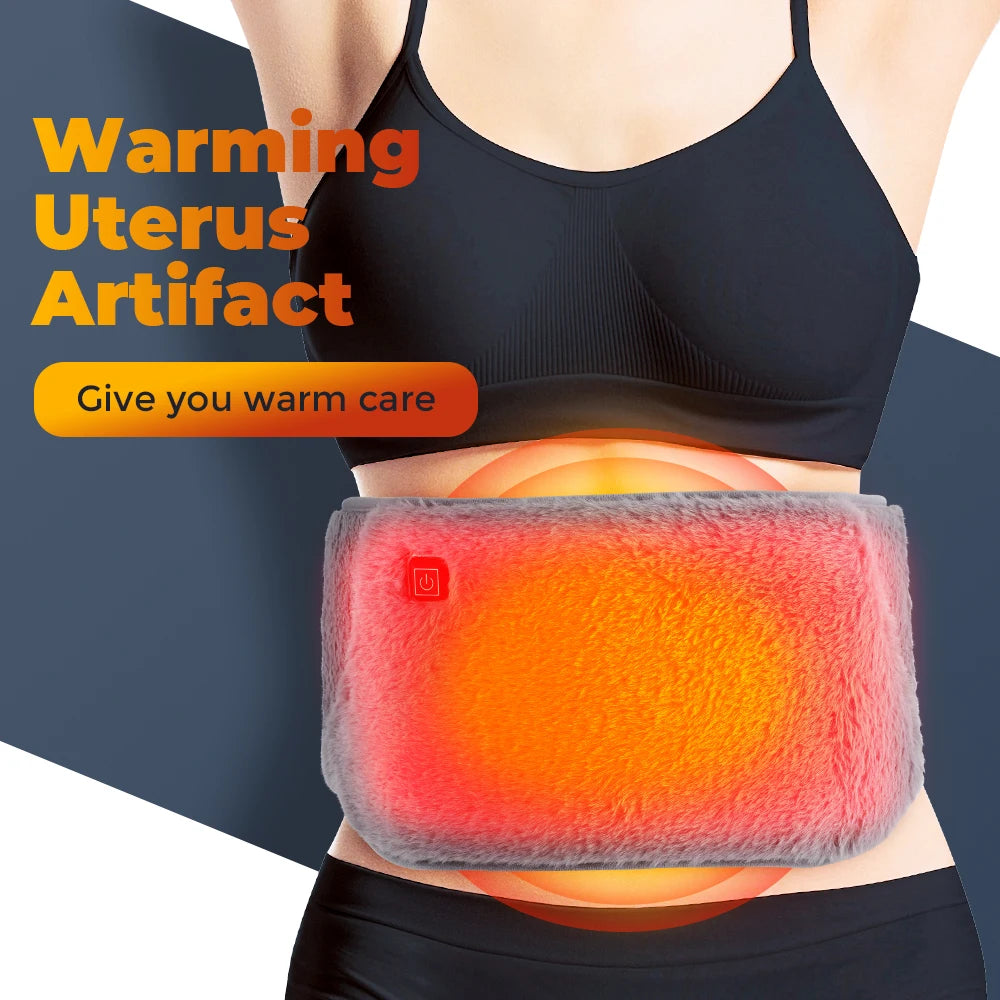 2in1 Electric Heating Belt USB Hand Warmer Winter Heater Waist Warmers Hot Compress Therapy Abdominal Lumbar Uterus Warming Pad