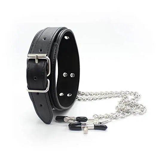 Adult Games Sexy Toys For Women Couples BDSM Bondage Fetish Collar Chain Collars Nipple Clamps Vagina Clitoris Sex Products 18+