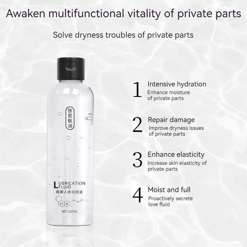 Safe Intimate Lube for Women, Men & Couples — 200ml