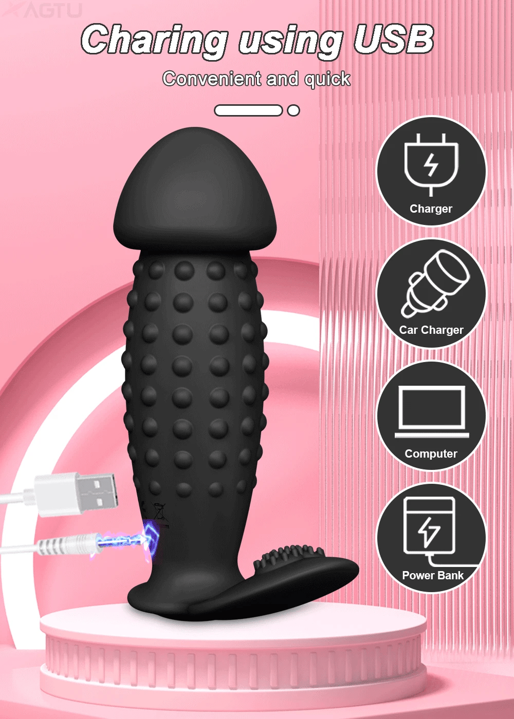 G-Spot Suction Vibrator Pro with Nipple Massager