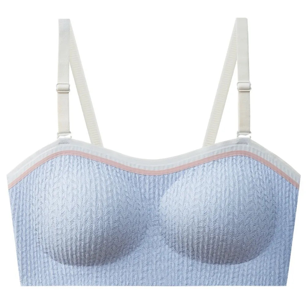 Lingerie Adjustable Wireless Bra Elastic Traceless Close-fitting Push Up Underwear Anti-sagging Shockproof Brassiere for Women