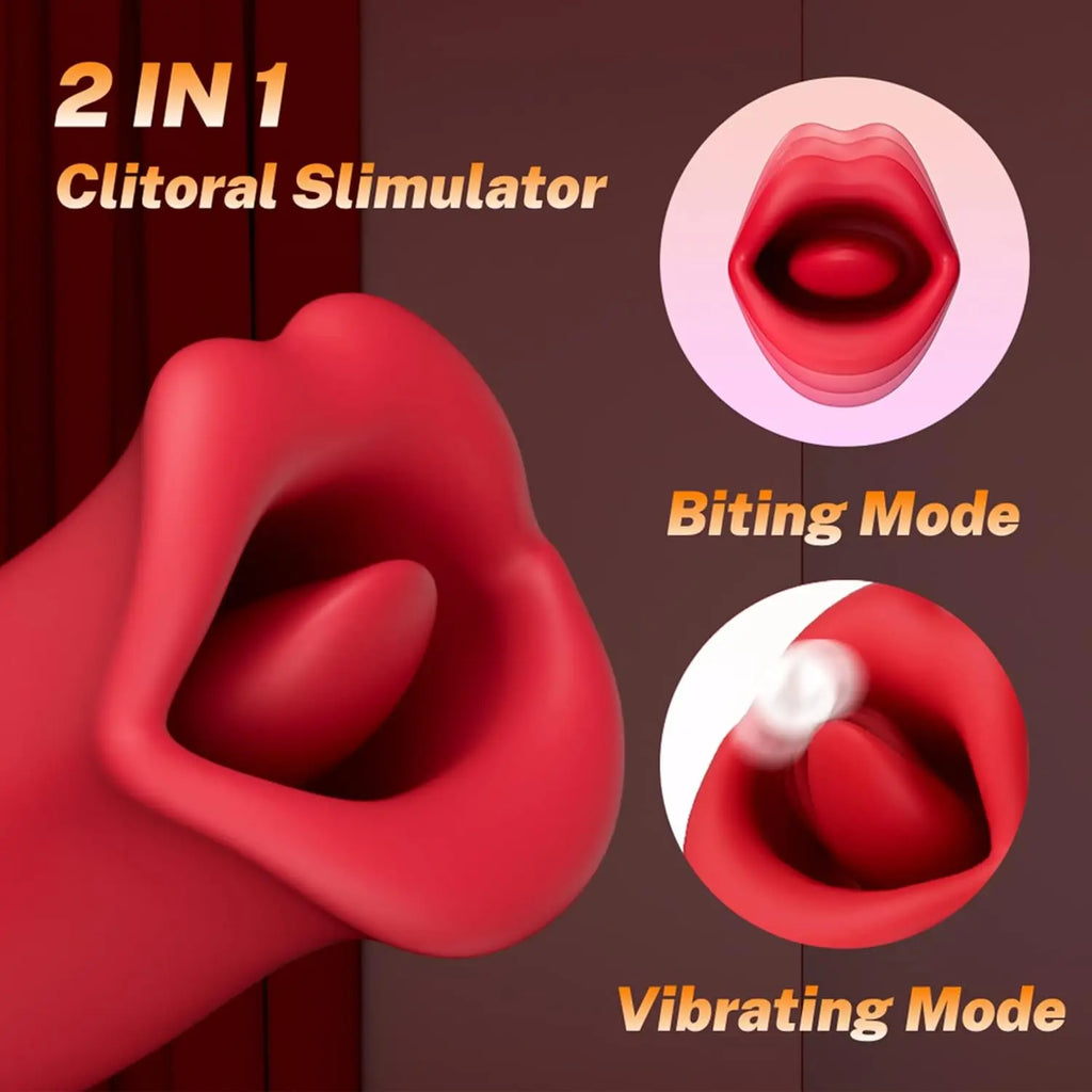 Tongue Licking G-Spot Vibrator for Women