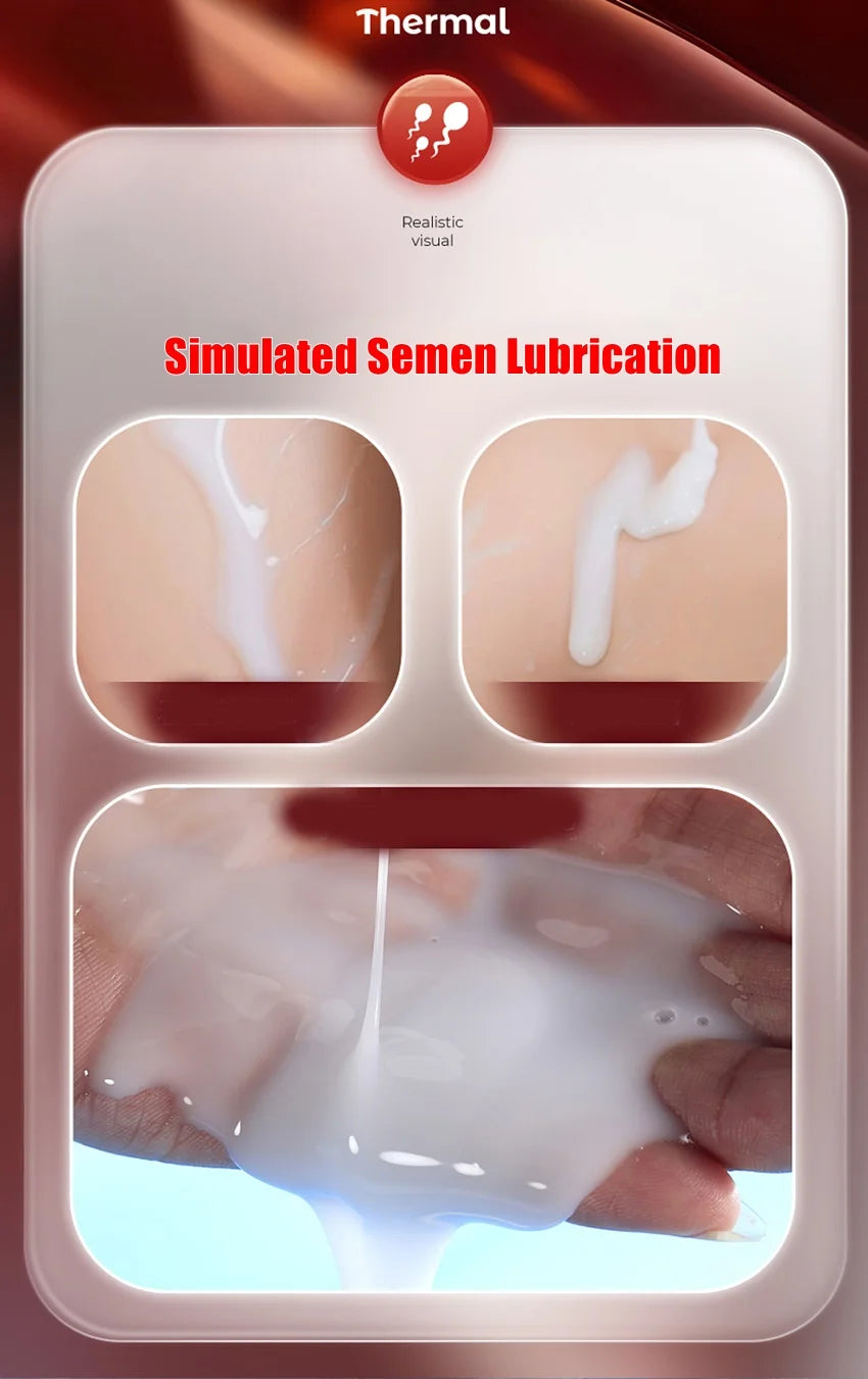 Semen-Texture Fruity Anal Lube — Water-Based Intimate Gel