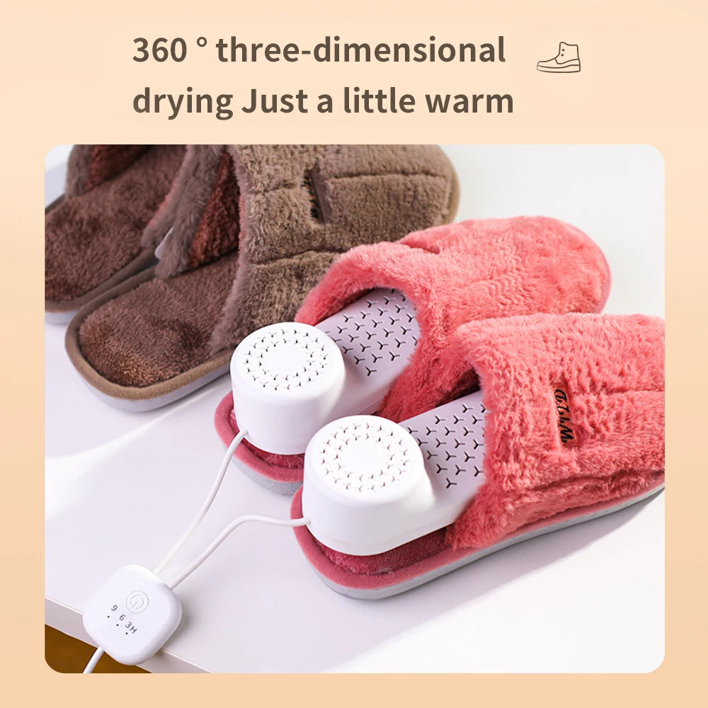 Household USB Timer Shoe Dryer Deodorizer Heated Fast Drying Machine Foot Warm Eliminate Odor for Snow Boot/Socks/Gloves