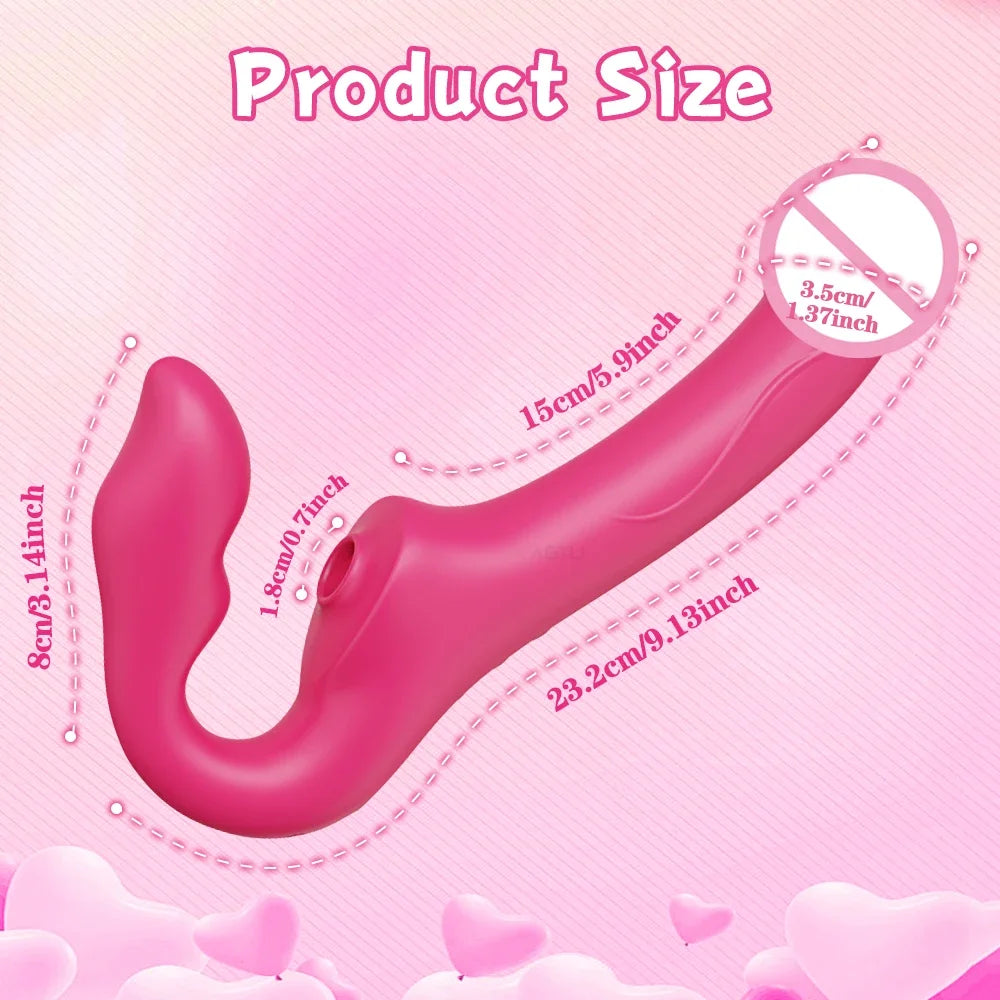 Remote Control Clitoral Vibrator & Dildo for Women