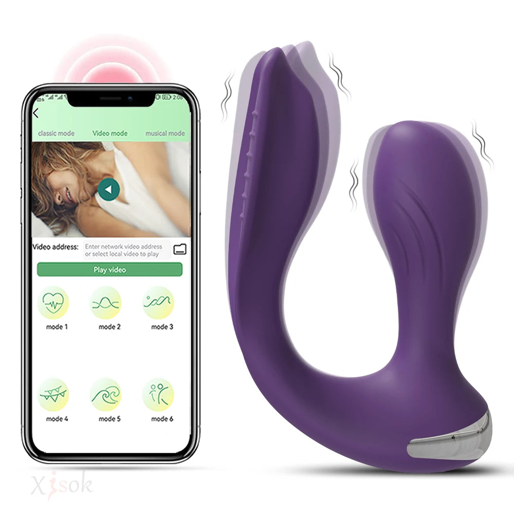 Double Penetration G-Spot Vibrator for Women
